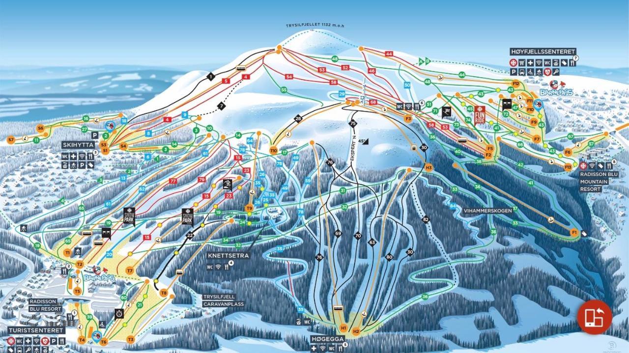 In The Middle Of Trysil Fjellet - Welcome Center - Apartment With 4 Bedrooms And Sauna - By Bike Arena And Ski Lift Экстерьер фото