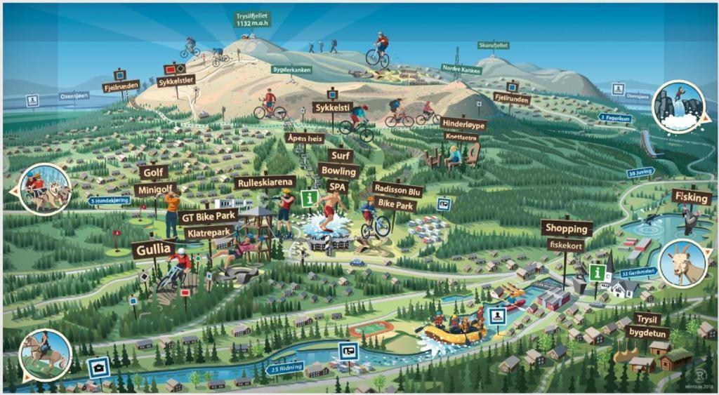 In The Middle Of Trysil Fjellet - Welcome Center - Apartment With 4 Bedrooms And Sauna - By Bike Arena And Ski Lift Экстерьер фото